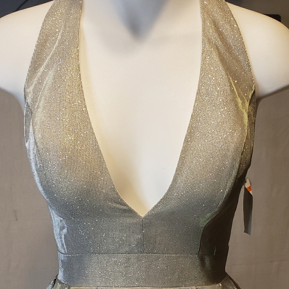 By IEENA for Mac Duggal   dress silver - Picture 4 of 7